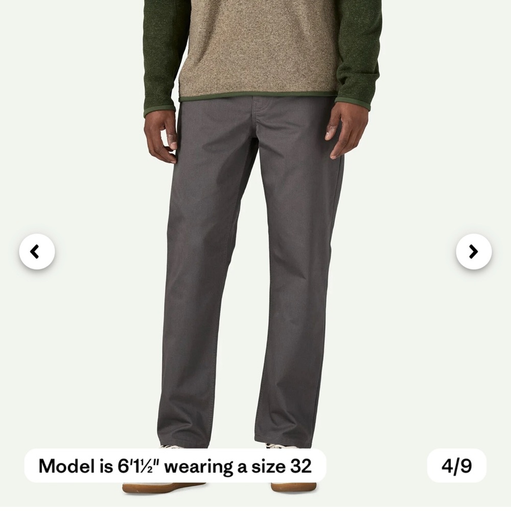 Men's Gray Patagonia Pants